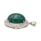 Pendentif Pendentif en or blanc 18 carats, chrysocolle et diamants 58 Facettes 3013259CN