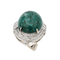 Pendentif Pendentif en or blanc 18 carats, chrysocolle et diamants 58 Facettes 3013259CN