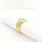 Bague 53 Bague en or jaune 18 carats avec diamants 58 Facettes 30142