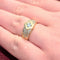 Bague 53 Bague en or jaune 18 carats avec diamants 58 Facettes 30142