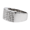 Bague 54 Bague pavée en or blanc 18 carats et diamants 58 Facettes 3017711RV
