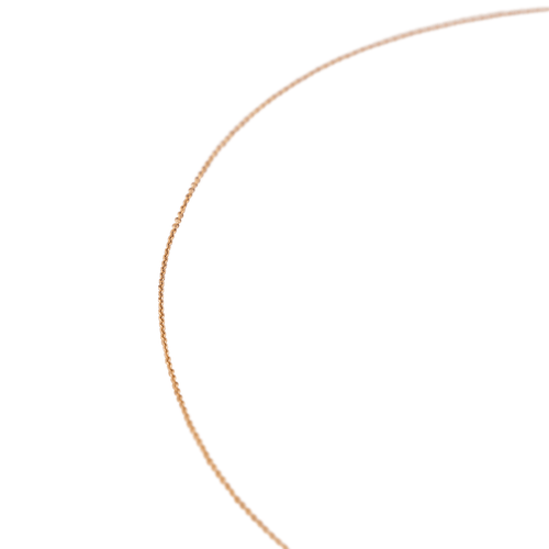 Collier Collier chaîne maille forçat en or rose 18 carats 58 Facettes 3027985CN