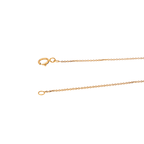 Collier Collier chaîne maille forçat en or rose 18 carats 58 Facettes 3027985CN