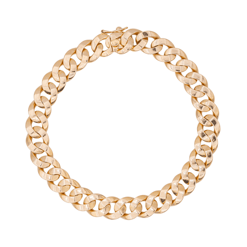 Bracelet Bracelet gourmette en or rose 18 carats 58 Facettes 3029090CN