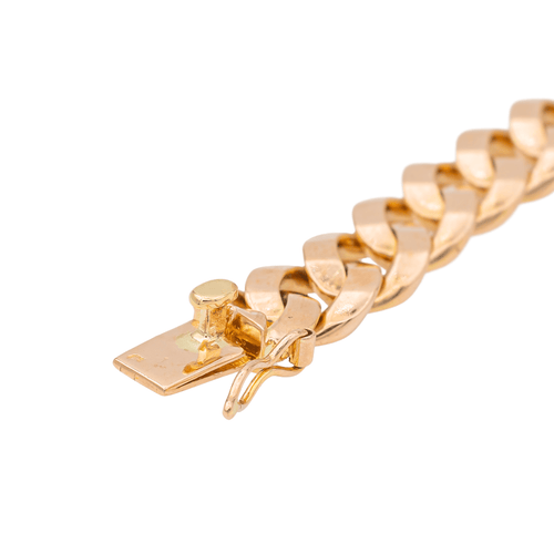 Bracelet Bracelet gourmette en or rose 18 carats 58 Facettes 3029090CN