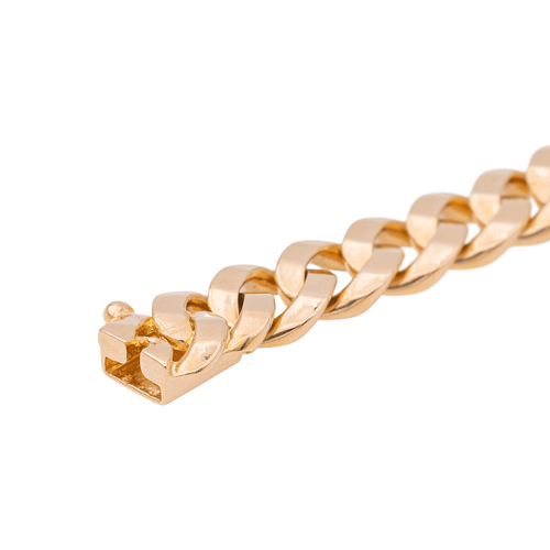 Bracelet Bracelet gourmette en or rose 18 carats 58 Facettes 3029090CN