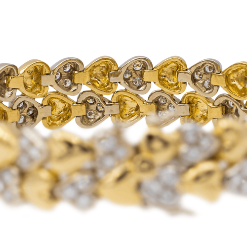 Bracelet Bracelet Or jaune, Or blanc Diamant 58 Facettes 3036216CN