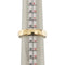 Bague 53 Damiani D-Side - Bague bandeau en or jaune 18 ct et diamants 58 Facettes 30363