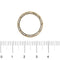 Bague 53 Damiani D-Side - Bague bandeau en or jaune 18 ct et diamants 58 Facettes 30363