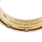 Bague 53 Damiani D-Side - Bague bandeau en or jaune 18 ct et diamants 58 Facettes 30363