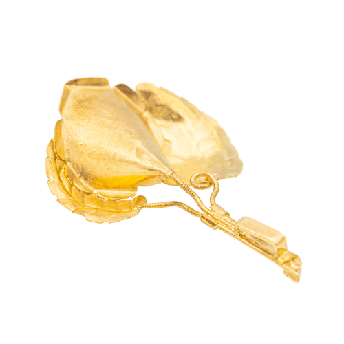 Pendentif Pendentif feuille en or jaune 18 carats 58 Facettes 3042287CN