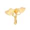 Pendentif Pendentif feuille en or jaune 18 carats 58 Facettes 3042287CN