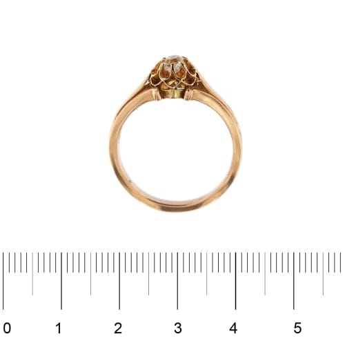 Bague Bague solitaire - Diamant 0,35 ct en or rose 750 58 Facettes 30429