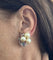 Boucles d'oreilles Boucles d’oreilles - Puces en or blanc 18 carats avec perles et diamants 58 Facettes 30438