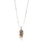 Collier Collier avec pendentif en or blanc 18 carats, perle et diamants 58 Facettes 30440