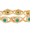 Bracelet Bracelet Or jaune Emeraude, Diamant 58 Facettes 3046562CN