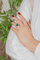 Bague 51 Bague Marguerite Or jaune Emeraude, Diamant 58 Facettes 3046564CN