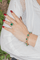 Bague 51 Bague Marguerite Or jaune Emeraude, Diamant 58 Facettes 3046564CN