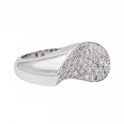 Bague 52 Bague Or blanc Diamant 58 Facettes 3046730CN