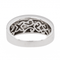 Bague 52 Bague Jonc Or blanc Diamant 58 Facettes 3046732CN
