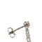 Boucles d'oreilles Salvini - Boucles d’oreilles pendantes en or blanc 18 kt, perles et diamants 58 Facettes 30516