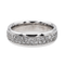 Bague 53 Bague Alliance  Or blanc Diamant 58 Facettes 3054196CN