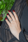 Bague 53 Alliance - Bague demi-alliance en or blanc 18 carats et diamants 58 Facettes 3054196CN