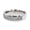 Bague 53 Bague Alliance  Or blanc Diamant 58 Facettes 3054196CN