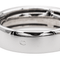 Bague 53 Alliance - Bague demi-alliance en or blanc 18 carats et diamants 58 Facettes 3054196CN