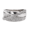 Bague 60 Guy Laroche - Bague pavée de diamants en or blanc 18 carats 58 Facettes 3054199CN