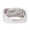 Bague 60 Guy Laroche - Bague pavée de diamants en or blanc 18 carats 58 Facettes 3054199CN