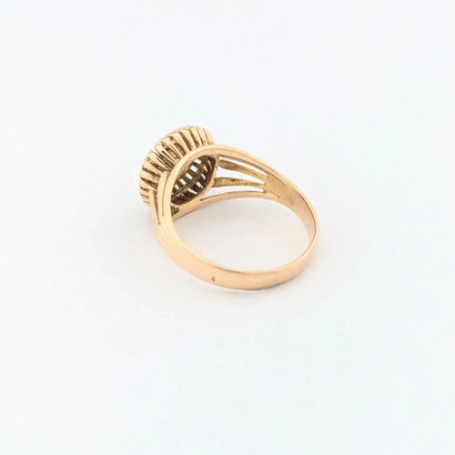 Bague 52 Bague en or jaune 18 carats et diamant 58 Facettes 30717