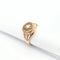 Bague 52 Bague en or jaune 18 carats et diamant 58 Facettes 30717