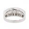 Bague 53 Bague en platine 900 sertie de diamants 58 Facettes 3073955CN