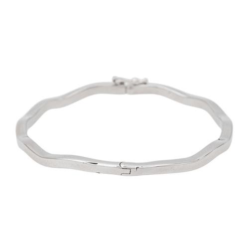 Bracelet Bracelet Jonc Or blanc 58 Facettes 3079888CN