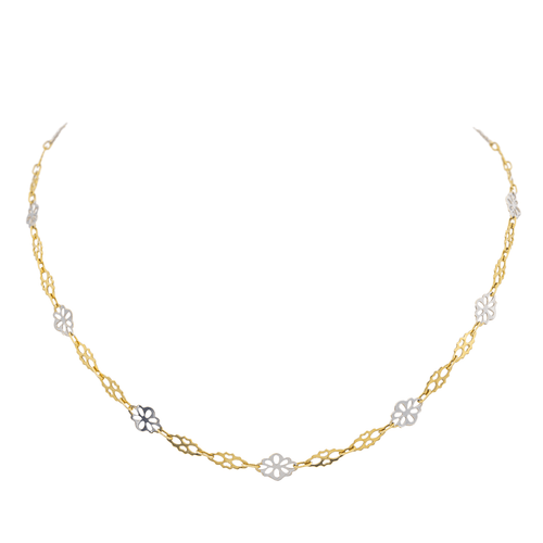 Collier Collier  Or jaune, Or blanc 58 Facettes 3079892CN