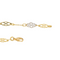 Collier Collier maille souple en or jaune et or blanc 18 carats 58 Facettes 3079892CN