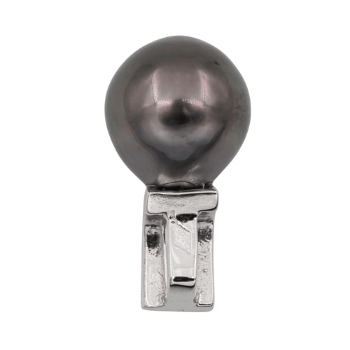 Pendentif Pendentif Perle de Tahiti Or blanc Diamant, Perle de tahiti 58 Facettes 3079916CN