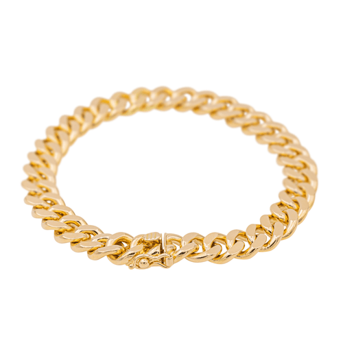 Bracelet Bracelet gourmette en or rose 18 carats 58 Facettes 3085937CN