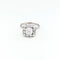 Bague 59 Bague Pompadour en or blanc 18 carats et platine avec diamants 58 Facettes 30884