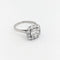 Bague 59 Bague Pompadour en or blanc 18 carats et platine avec diamants 58 Facettes 30884