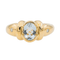 Bague 50 Bague  Or jaune Aigue marine, Diamant 58 Facettes 3088690CN