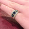 Bague 51.5 Bague en or jaune 18 carats avec saphirs et diamants 58 Facettes 30891
