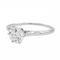 Bague 57 Bague Solitaire Or blanc Diamant 58 Facettes 3090581CN