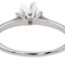 Bague 57 Bague solitaire en or blanc 18 carats avec diamant 58 Facettes 3090581CN