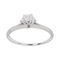 Bague 57 Bague solitaire en or blanc 18 carats avec diamant 58 Facettes 3090581CN
