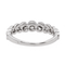 Bague 59 Bague Alliance Or blanc Diamant 58 Facettes 3090582CN