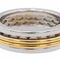Bague 50.5 Mauboussin - Bague alliance en or blanc et or jaune 18 carats 58 Facettes 3090969CN