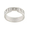 Bague 53 Tiffany & Co Atlas - Bague alliance en or blanc 18 ct et diamants 58 Facettes 30977