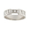 Bague 53 Tiffany & Co Atlas - Bague alliance en or blanc 18 ct et diamants 58 Facettes 30977
